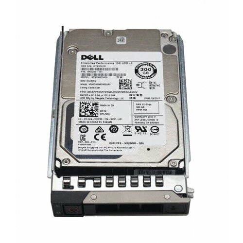 Жесткий Диск Dell 400-ASGQ 300Gb 15000 SAS 25 HDD 24335₽