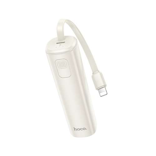 Внешний аккумулятор Hoco J113 5000mAh Lightning молочно-белый 1153₽