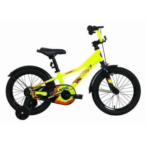 Детский велосипед TECH TEAM Cruise 14 neon green сталь NN012363 NN012363 874800₽