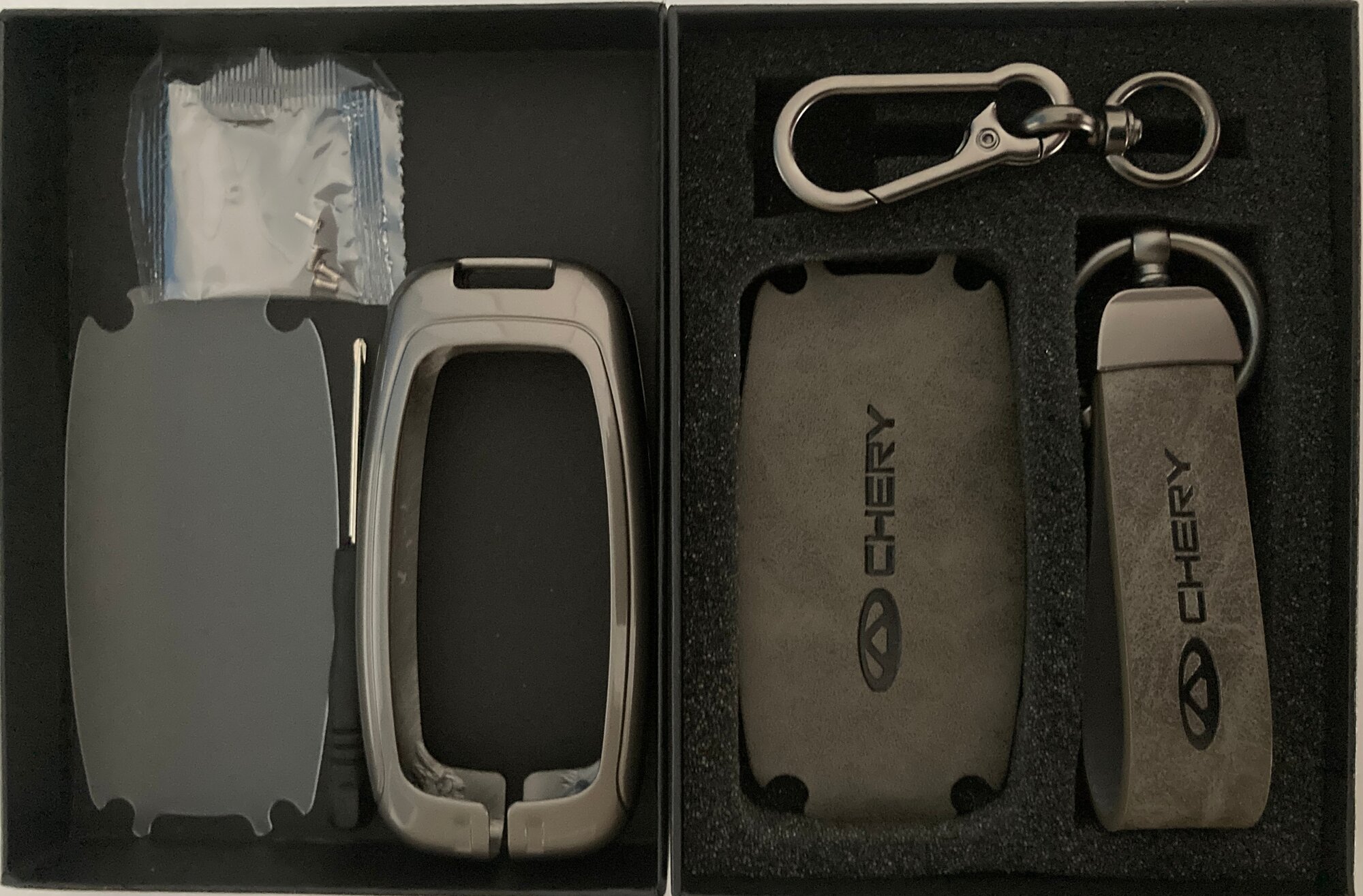 Чехол для ключа Chery Чери моделей Tiggo 7 pro max, 8 pro 8 pro max, Arrizo 8, Omoda С5, Exeed RX, Jaecoo J7. — фото 1