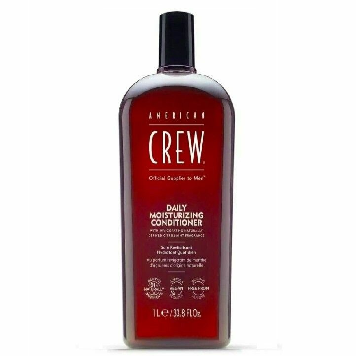 American CREW DAILY MOISTURIZING CONDITIONER 1000 мл США. Кондиционер для волос ежедневный увлажняющий.