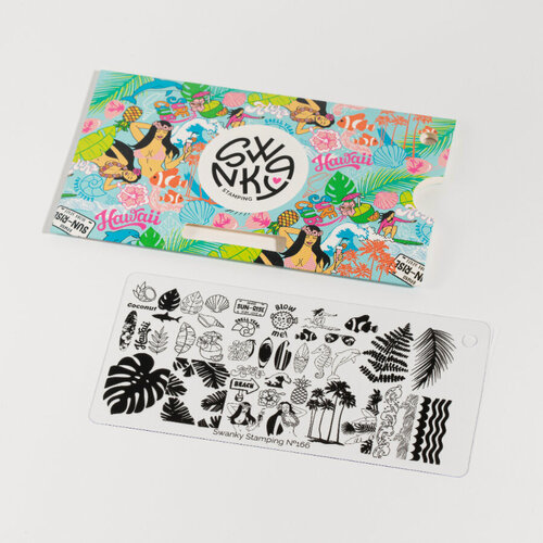 Изображение товара Пластина для стемпинга Swanky Stamping №166