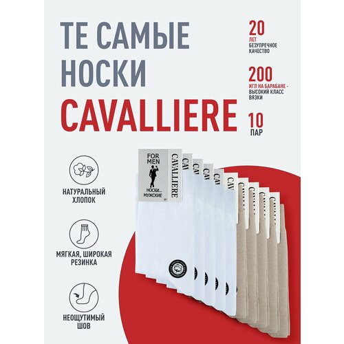 фото Носки rusocks базовая коллекция, комплект, 10 пар, размер 25, микс 1