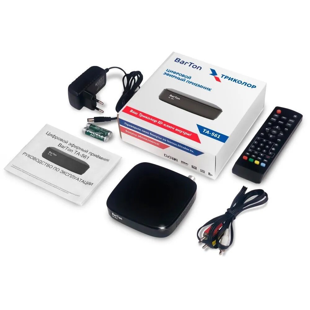 ТВ-приставка DVB-T2, Цифровой эфирный приемник Barton TA-561