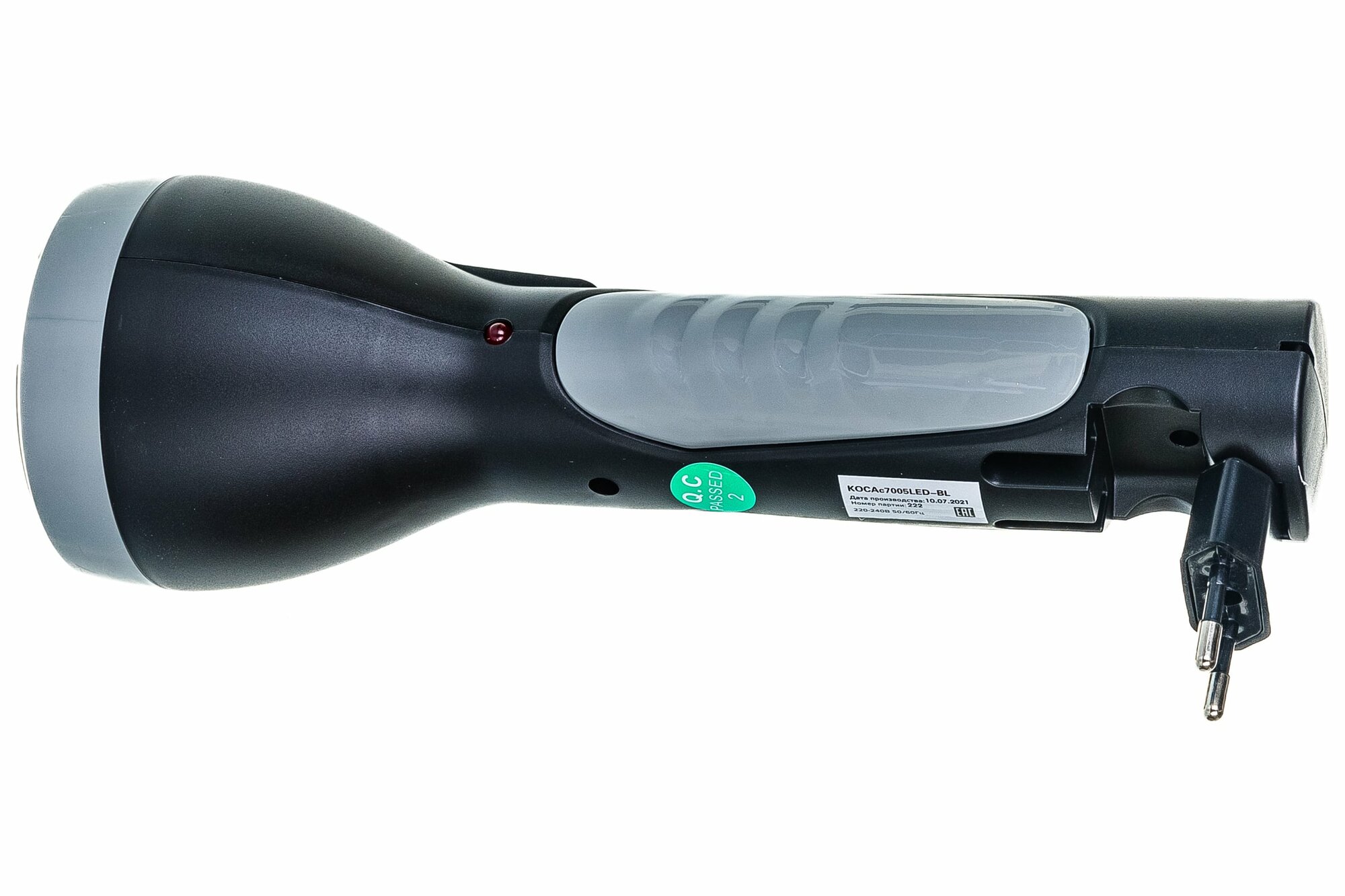 Фонарь ручной аккумуляторный KOCAc7005LED-BL, аккум. 4V 0,9 Ah, 280 Lm, 8 часов, Космос