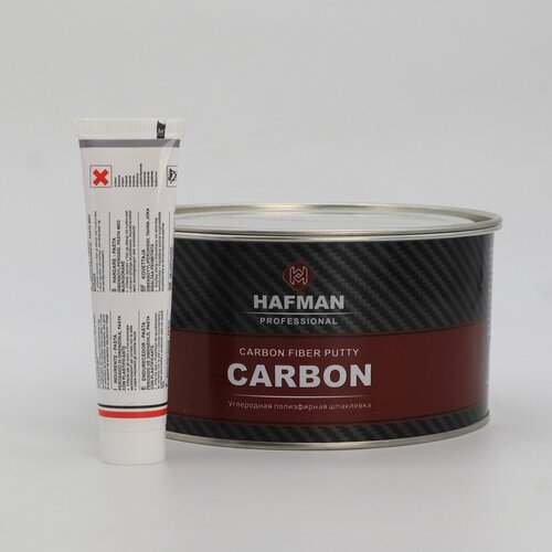 HAFMAN Углеродная полиэфирная шпатлевка CARBON FIBER PUTTY 19 кг с отвердителем 1741₽