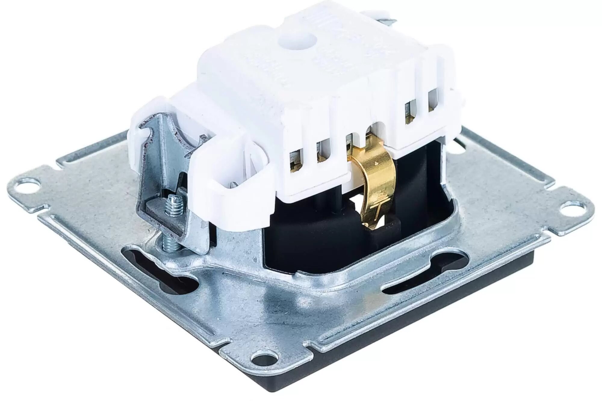 Евророзетка Systeme Electric SE Atlas Design 16 А, механизм карбон — фото 1