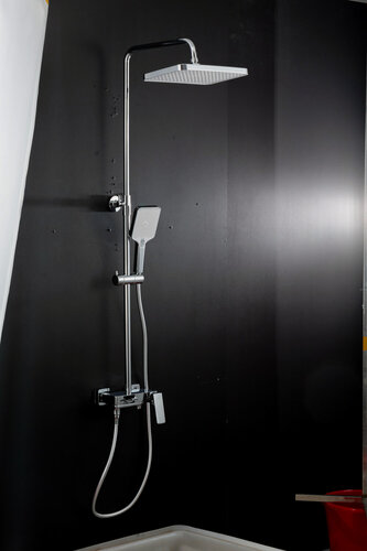 Изображение товара Душевая система со смесителем и тропическим душем Frap F2487 цвет хром