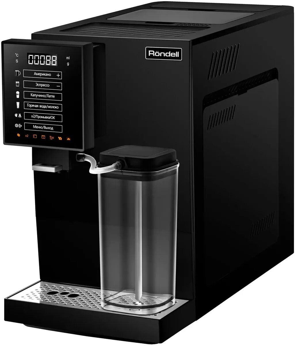 Автоматическая кофемашина Rondell RDE-1118, капучинатор, для зернового или молотого кофе — фото 1