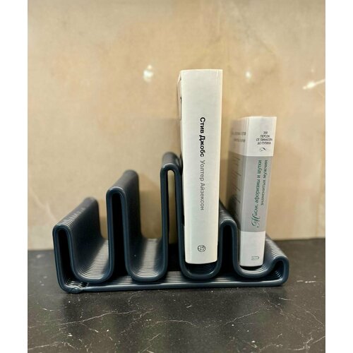 Держатель для книг TrashBack, пластик, графитовый цвет