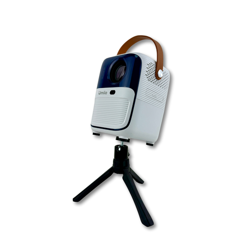 Проектор UMIIO Q2 HDMI для приставки и компьютера Wi-Fi 5G Bluetooth с штативом белый 8354₽