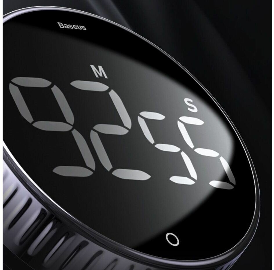 Картинки Таймер универсальный бытовой Baseus Heyo rotation countdown timer ACDJS-01, черный