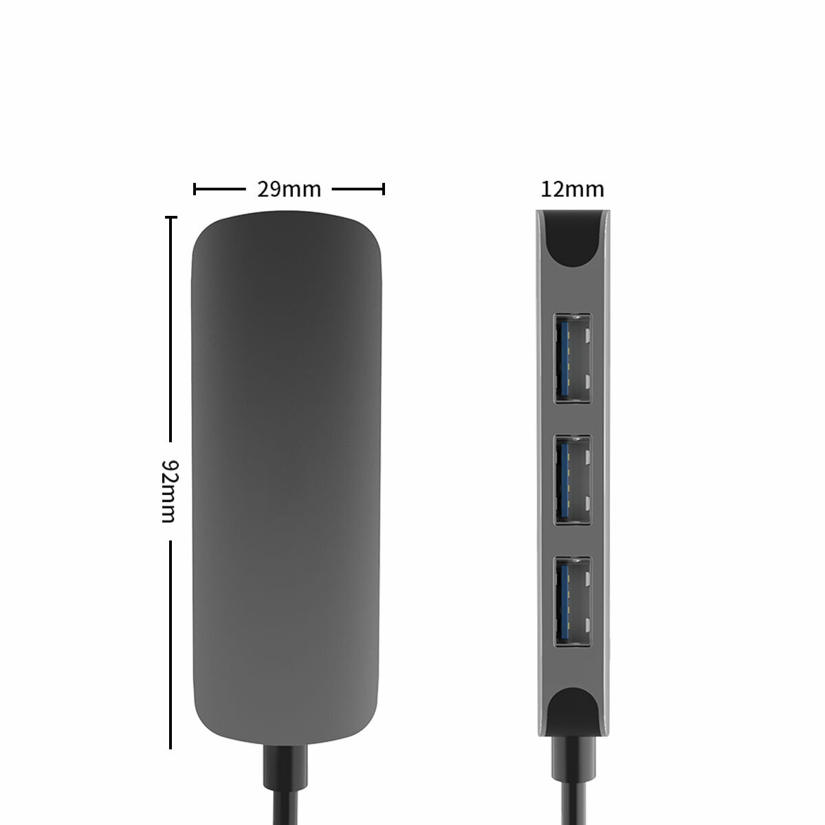 Док станция USB type C 4-в-1 для ноутбука (порт репликатор, концентратор) — фото 1