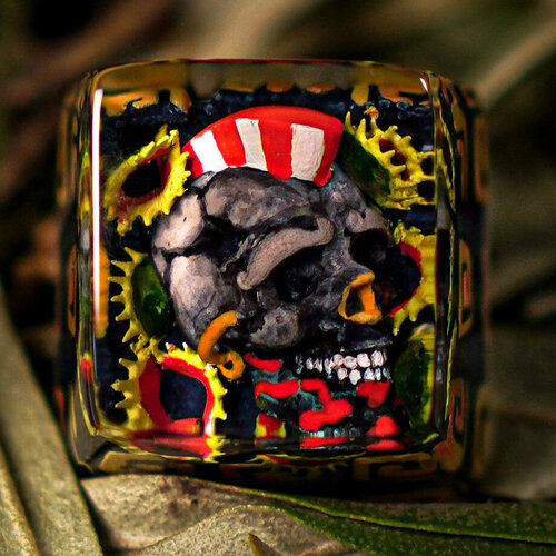 Chery MX, OEM профиль, Клавиша для механической клавиатуры, Кастомный Артизан кейкап, ESC кей кап, Artisan Keycap, Key cap