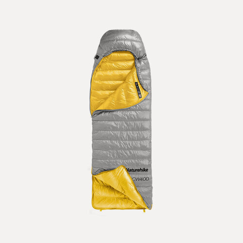 Изображение товара Мешок спальный Naturehike CW400 NH18C400-D с утиным пухом, размер M, серый