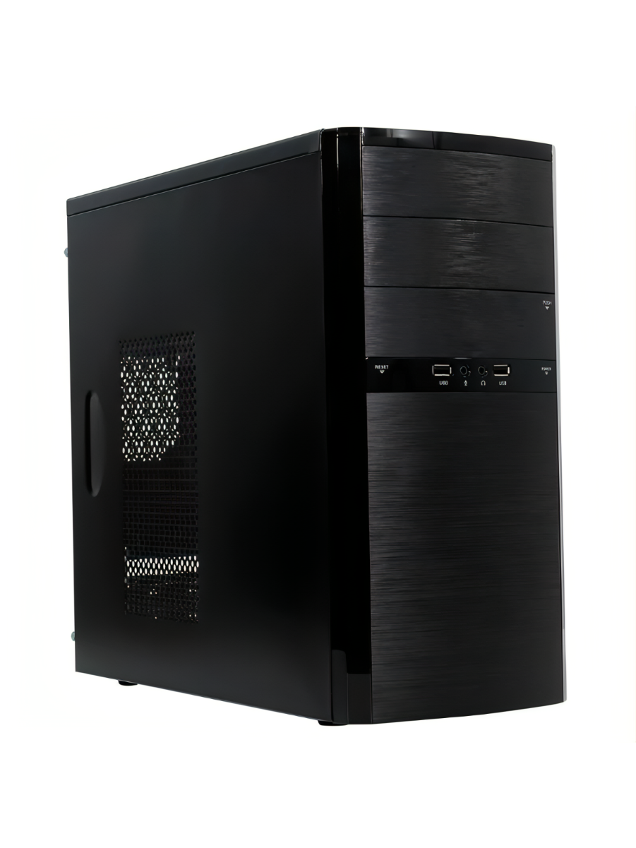 Корпус для компьютера Powerman MINITOWER MATX 400W ES722BK/6111491, черный