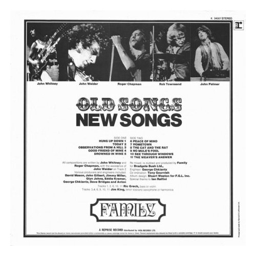 Старый винил, Reprise Records, FAMILY - Old Songs, New Songs (LP, Used) старый винил reprise records family old songs new songs lp used