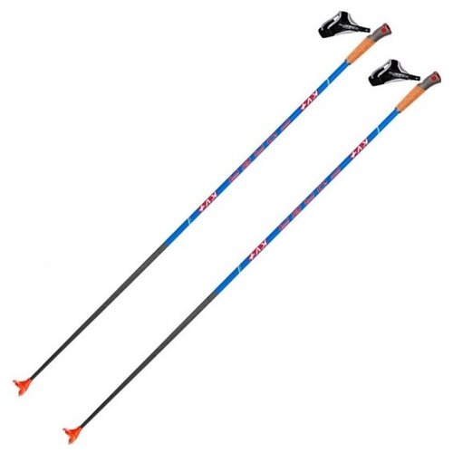 Палки лыжные KV+ FORZA Blue Clip, 160 см
