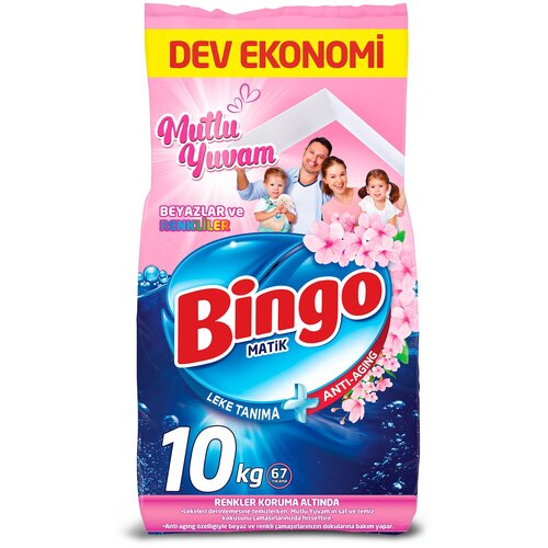 5075430 Стиральный порошок EKO MATIK для цветного белья, 10 кг, Bingo