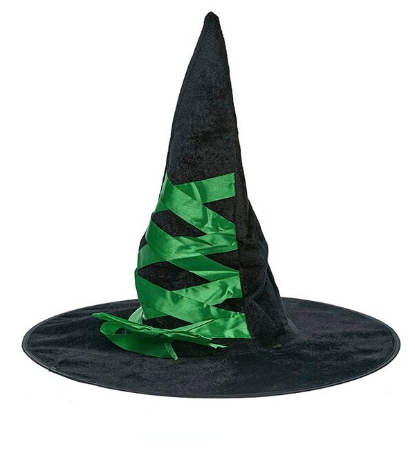 Колпак "Ведьма" (Цв: Черный-Зеленый Размер: ГУ 58)
