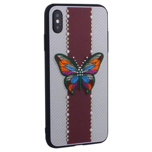 фото Чехол для iphone xs max (6.5") totu butterfly love series -019 бабочка red totu design