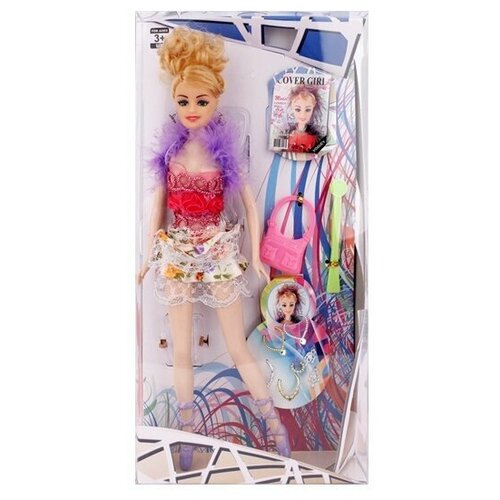 Кукла с сиреневым шарфиком