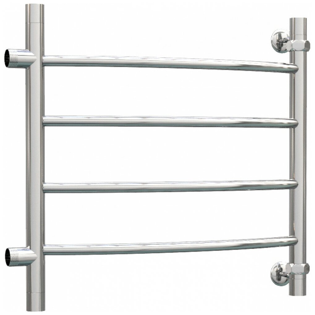 Водяной полотенцесушитель Роснерж Дуга L104001 50x60 с боковым подключением 400