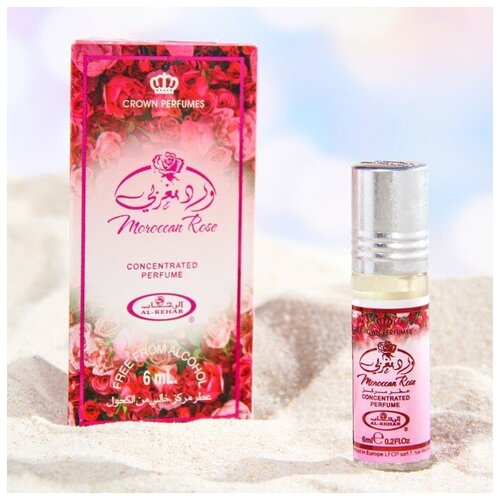 Масляные духи ролик женские Moroccan Rose, 6 мл