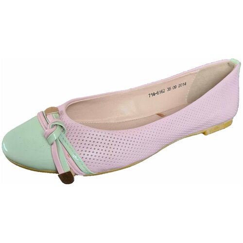 фото Туфли без бренда, демисезон/лето, натуральная кожа, размер 35, розовый