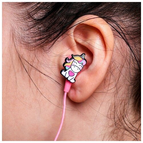 Наушники проводные в коробке Единорог вакуумные розовые 35900₽