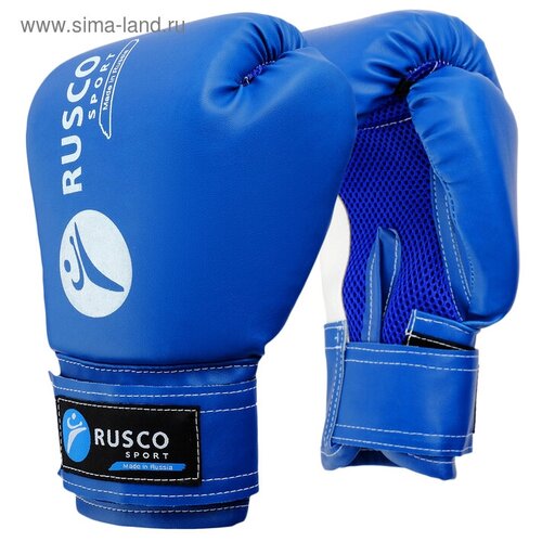 Перчатки боксерские RUSCO SPORT кож.зам. 8 Oz синие 2947735