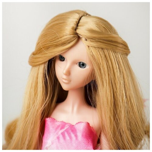 Волосы для кукол «Волнистые с хвостиком» размер маленький цвет 15