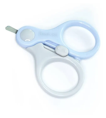 Mi sol / Ножницы детские маникюрные для новорожденных и малышей с замочком и ультратонкими лезвиями