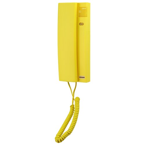 Трубка домофона REXANT с индикатором и регулировкой звука RX-322, желтая 45-0322