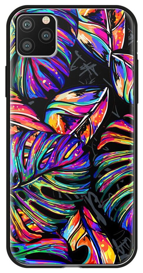 Чехол (клип-кейс) Deppa для Apple iPhone 11 Pro Max Glass Case цветной (87266) - фото №1