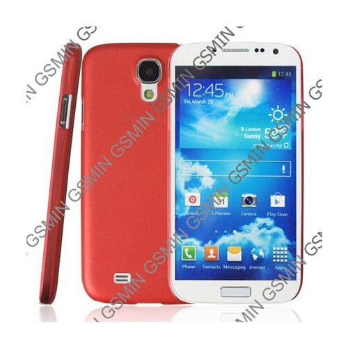 Чехол-накладка для Samsung Galaxy S4 (i9500) Ultra Thin 0.5mm (Красный)