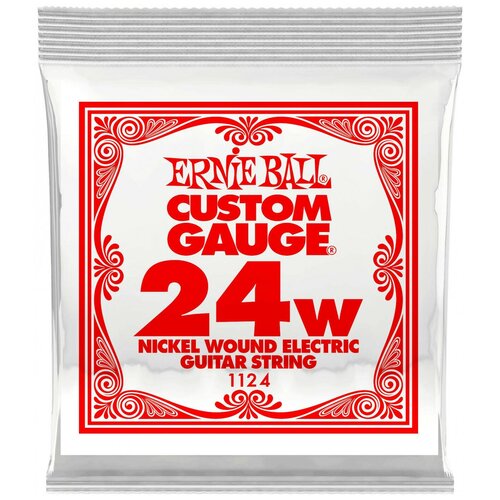 craig joe jimmy coates revenge ​Одиночная струна для электрогитары Ernie Ball 1124, Nickel Wound​, 24