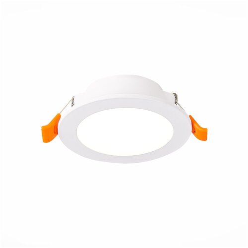 Светильник встраиваемый Alma Light Белый LED 1*5W 3000K/4000K/6000K 375Lm Ra IP20 D92xH30 180-240V, комплект 4 шт.