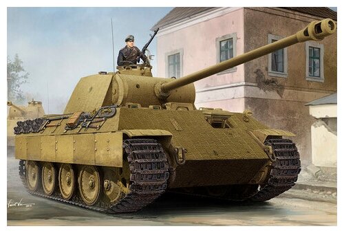 84506 Танк German Sd. Kfz.171 PzKpfw Ausf A w/ Zimmerit (Hobby Boss) 1/35