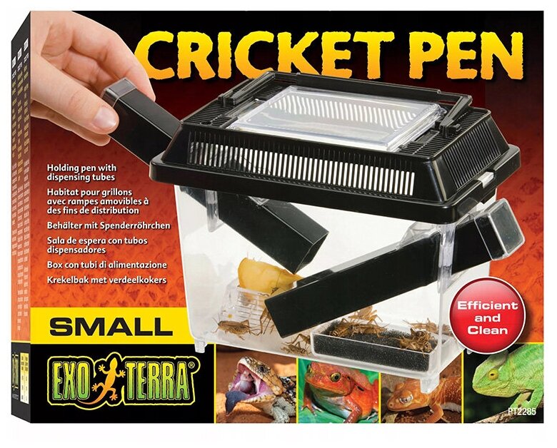 Пластиковый контейнер для живого корма - Exo-Terra Cricket Pen Small - фотография № 2