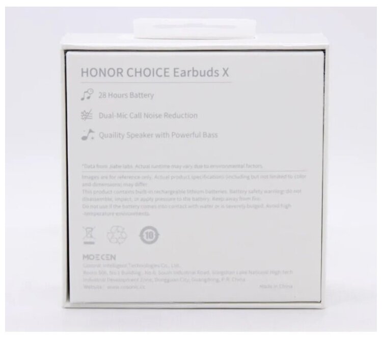 Наушники Honor Choice Earbuds X Glacier White - фотография № 16