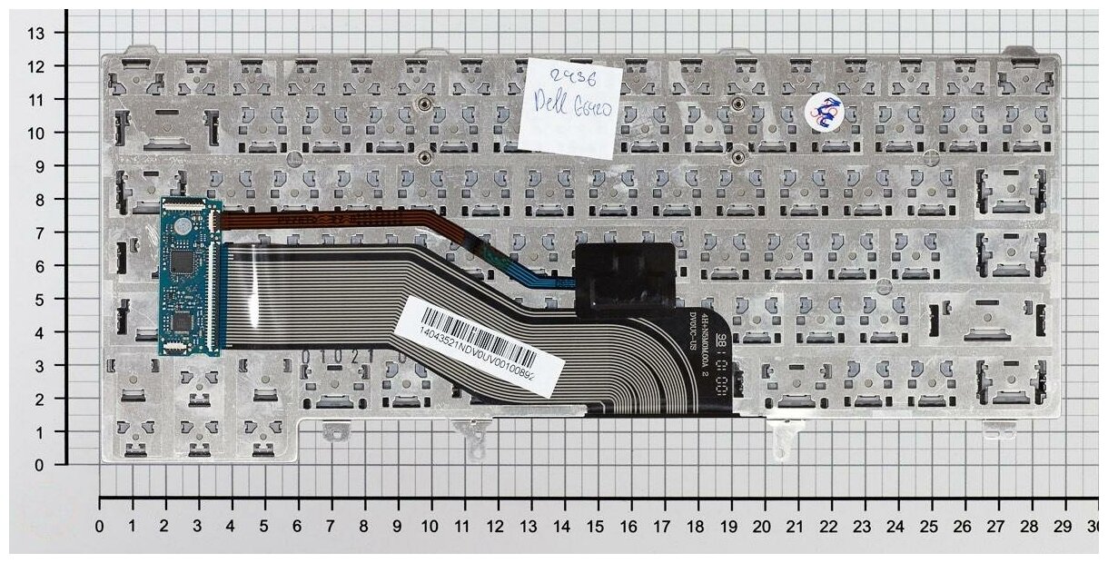 Клавиатура для ноутбука Dell 024P9J русская черная с указателем