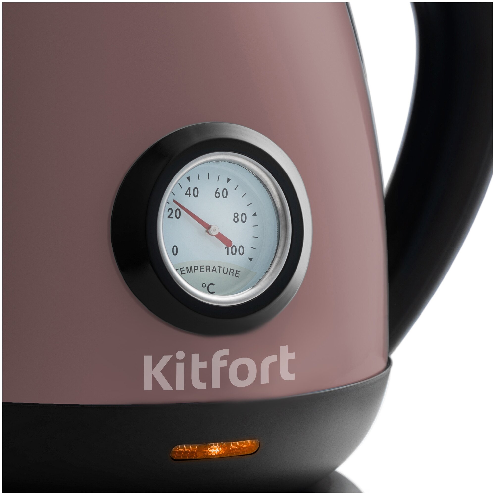 Чайник электрический KITFORT , 2200Вт, белый и черный - фото №3