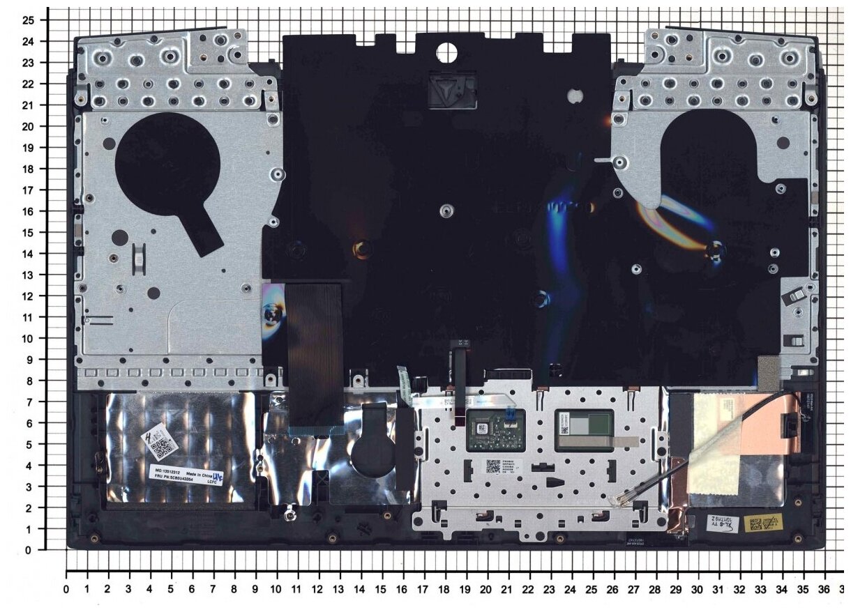 Клавиатура для ноутбука Lenovo Legion Y545 топкейс черный