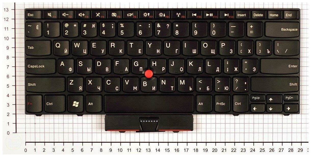 Клавиатура для ноутбука Lenovo MP-09P13US-387 черная