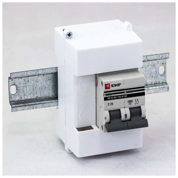 Пломбиратор вводного автомата на DIN-рейку 2 модуля EKF PROxima - фотография № 7