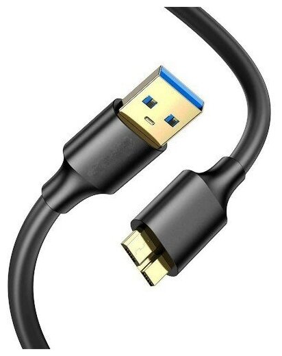 Кабель USB-Am/MicroBm 3.0 KS-is KS-465-05 - 0.5м чёрный