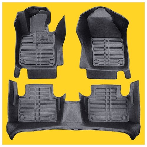 5D коврики Volvo S60 III, 2018-2022. Большие. Высокие борта. Закрывают весь пол. Вольво Эс60.