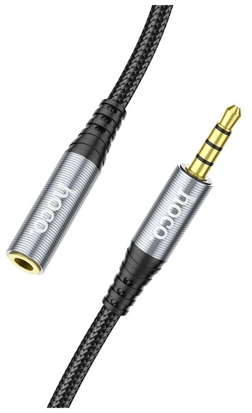 Кабель аудио HOCO UPA20 35 2м кабель выход Jack 35 - вход Jack 35 серый