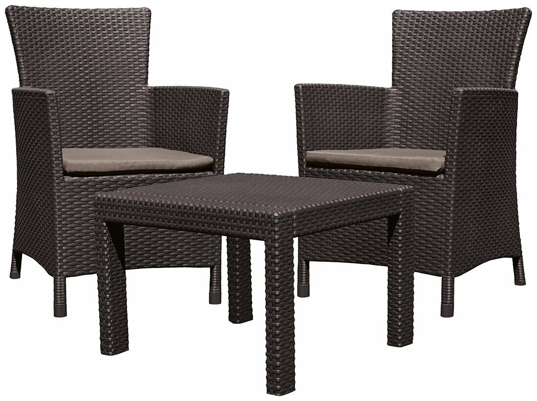 Комплект мебели Rosario balcony set (коричневый)